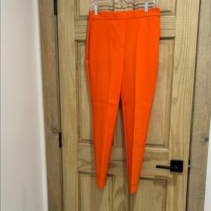 Rachel Zoe Bright Orange Cropped Pants